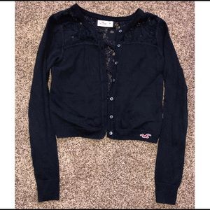 Hollister Lace Detail Cardigan